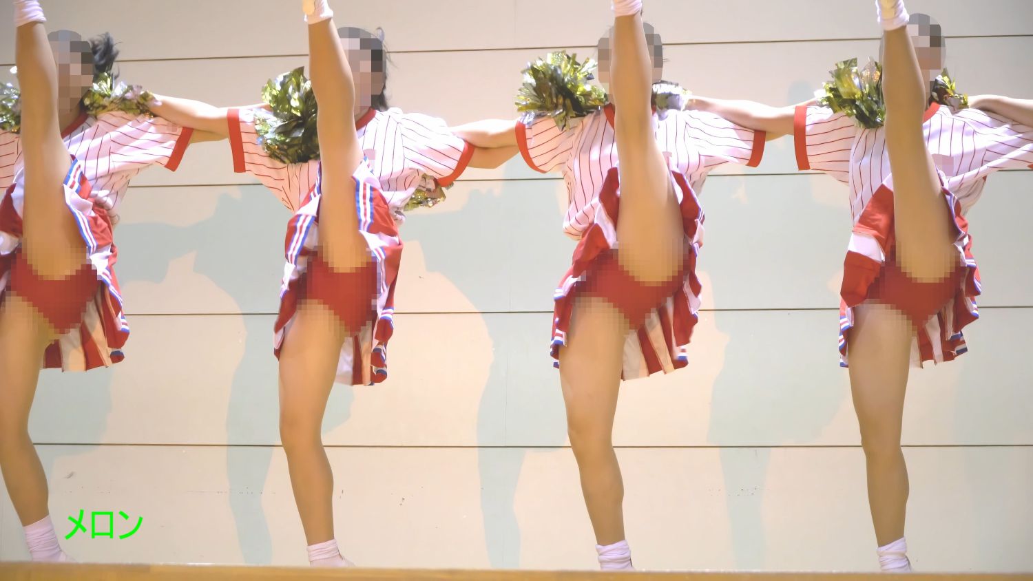 祭りだチア vol.111 【4K】 可愛らしい笑顔に癒されます！キレのあるラインダンスに側転も！ Kバトン