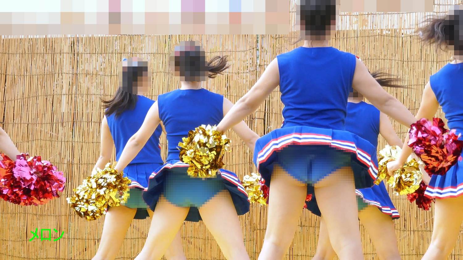 祭りだチア vol.121 【4K】 接近戦!アンスコどアップ!?近すぎて収まりきれません Kチアダンス