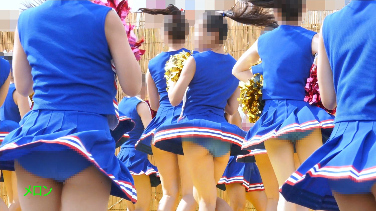 祭りだチア vol.121 【4K】 接近戦!アンスコどアップ!?近すぎて収まりきれません Kチアダンス