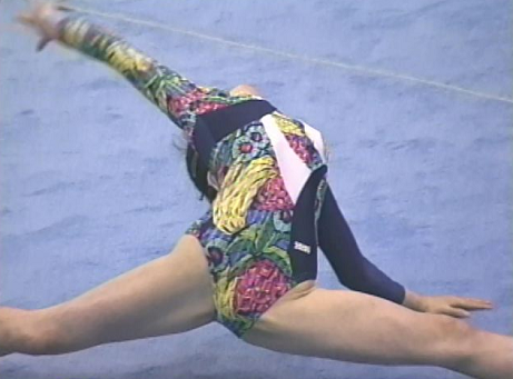 【再販】【期間限定公開作品】TZ-010 レオタード全国大会vol.10~30年前の貴重レオタード!宙返りを正面から!!