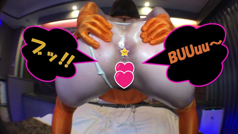 ♥ハイレグセーラー戦士♡お下品放屁オナニー♥